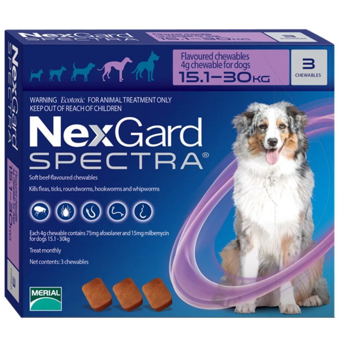 Nexgarde spectra Antiparasitic tablets for dogs