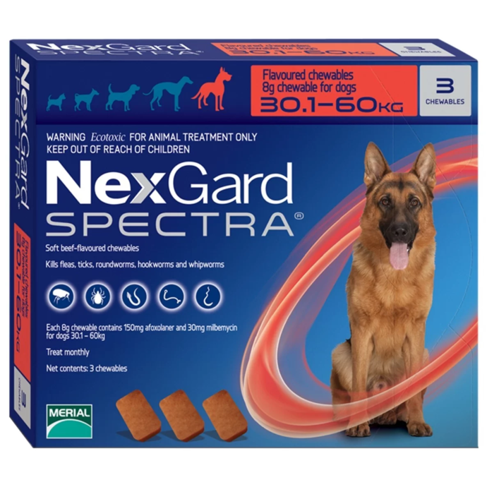 Nexgarde spectra Antiparasitic tablets for dogs
