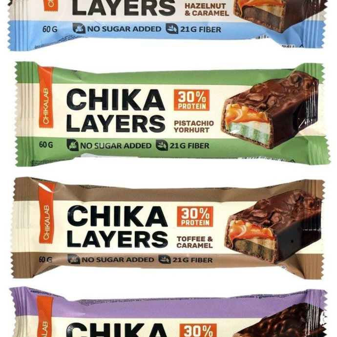 Chika Layers bar 20 pcs, 60 g