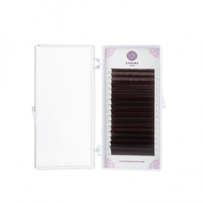 Black eyelashes Enigma light 0.10/C/10 mm (16 lines)