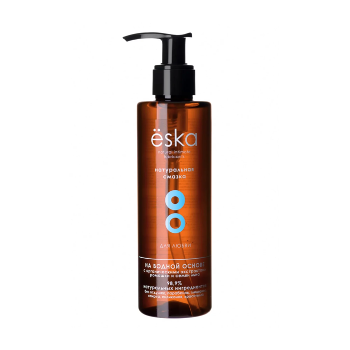 Eska lubricant, water-based, with dispenser, 200 ml